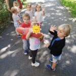 Pierwszy spacer naszych małych Sówek